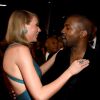 Taylor Swift e Kanye West selam a paz no Grammy 2015 depois que o rapper invadiu o palco durante o discurso da cantora no VMA 2009, em 8 de fevereiro de 2015