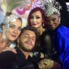 Klebber Toledo grava Carnaval de 'Império' com as colegas de elenco Adriana Birolli, Josie Pessoa e Cris Vianna