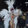 Sabrina Sato desfilou com uma fantasia representando um baralho enigmático na Gaviões da Fiel, no Carnaval de São Paulo