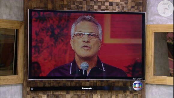 Pedro Bial anuncia que Aline foi eliminada com 53% dos votos