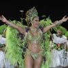Viviane Araújo desfila há dez anos pela escola de samba Mancha Verde, de São Paulo