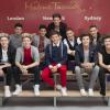 Integrantes do One Direction posam ao lado de suas estátuas de cera, inauguradas no Madame Tussauds, em Londres, nesta quinta-feira, 18 de abril de 2013