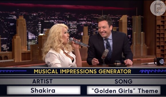 Christina Aguilera imitou ainda Shakira com perfeição