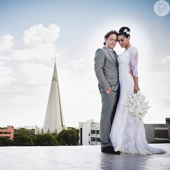 Fernanda Machado se casou com Robert Riskin em fevereiro de 2014