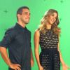 André Marques e Fernanda Lima gravam as chamadas para a nova temporada do reality show 'SuperStar'