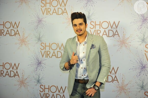 Luan Santana foi uma das atrações do Show da Virada, exibido no último dia do ano de 2014, pela TV Globo