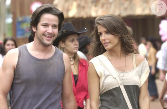 Murilo Benício (Tião) e Deborah Secco (Sol) protagonizaram a novela 'América'