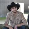 Ashton Kutcher se envolveu em uma confusão no Stagecoach, festival de música country, neste final de semana, em abril de 2013
