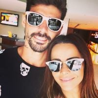 De férias da TV, Viviane Araújo viaja a trabalho com o marido para Belém