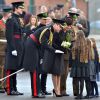 Kate Middleton exibe barriga de oito meses de gravidez em evento na Inglaterra, nesta terça-feira, 17 de março de 2015