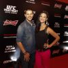 José Loreto e Débora Nascimento marcaram presença no UFC Rio 6