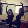Daniella Sarahyba mantém boa forma com aulas de balé