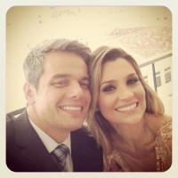 Flávia Alessandra parabeniza o marido, Otaviano Costa: 'Hoje é dia do my love!'