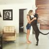 'Meninas dançando', legendou o ator em seu Instagram