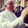 Rodrigo Santoro conhece Papa Francisco antes de viver Jesus no filme 'Ben-Hur', nesta quarta-feira, 15 de abril de 2015