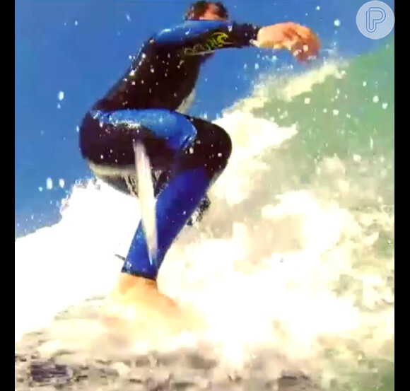 Klebber Toledo também gosta de surfar: 'É quase uma meditação, é momento de refletir'