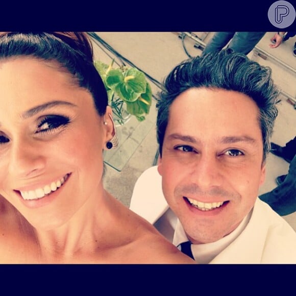 Alexandre Nero postou foto com a parceira de cena em 'Salve Jorge' Giovanna Antonelli