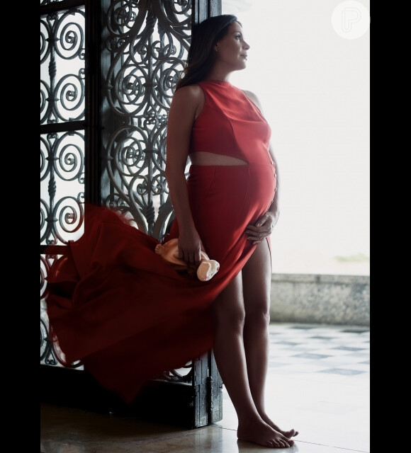 Prestes a dar à luz, Carolina Ferraz declara: 'Vou tentar, tenho todos os pré-requisitos para um parto normal'