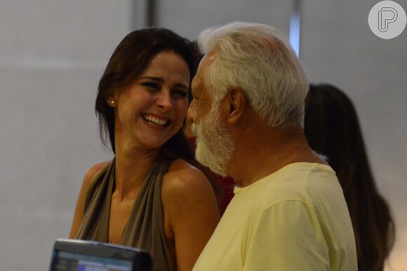 Antonio Fagundes e a namorada, Alexandra Martins, retomaram o romance em 2013. Casal namora desde 2007, mas deu uma pausa no romance em 2012