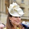 Kate Middleton prestigia evento real no palácio de Buckingham, em Londres, Inglaterra