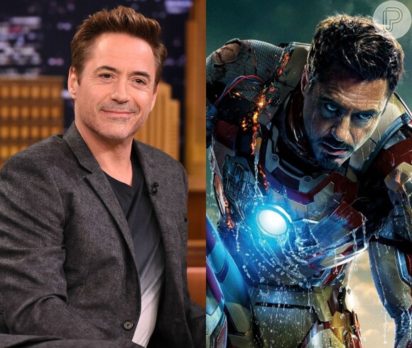 Robert Downey Jr. viveu o super-herói Homem de Ferro em 2008 e com o sucesso da franquia voltou a interpretá-lo nas edições 2 e 3