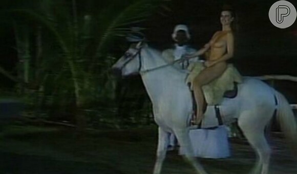 Maitê Proença e sua Dona Beija fizeram história na televisão brasileira com a cena da protagonista da novela da Manchete cavalgando nua