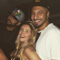 Ex-BBB Aline curte noite no Rio com o namorado, Fernando: 'É amor demais'