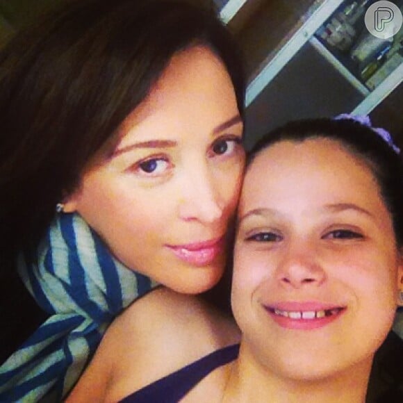Claudia Raia publica foto com a filha, Sophia, e comemora os dias de descanso