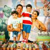 Juliana Paes e o marido, Carlos Eduardo Babtista, fizeram uma festa do Toy Story, para o aniversário do filho de 4 anos (à esquerda), Pedro
