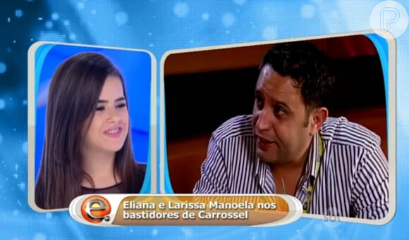 Maisa Silva relembrou visita de Eliana nas gravações de 'Carrossel'