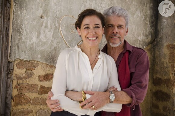 José Mayer revela que tem com Lília Cabral um 'casamento feliz na ficção'