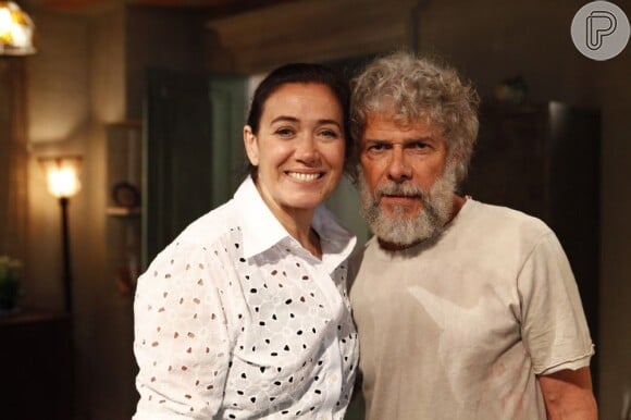 Em seu último trabalho juntos na TV, José Mayer e Lília Cabral foram novamente marido e mulher, como Griselda e Pereirinha de 'Fina Estampa', em 2011