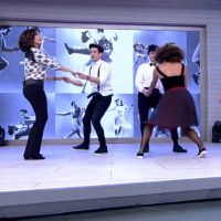 Fátima Bernardes tem aula de Lindy Hop no 'Encontro': 'Bonito o nosso baile'