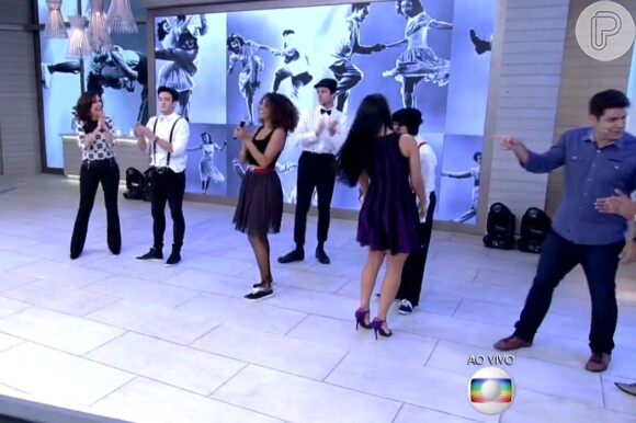 Fátima Bernardes aprovou a coreografia feita pelos seus convidados: 'Ficou muito bonito o nosso baile'