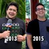 Um antes e depois de André Marques que chegou a perder 71 kg após cirurgia de redução de estômago