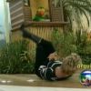 Monica Iozzi exibe tombo de Ana Maria Braga no 'Vídeo Show' após cair no 'Mais Você'