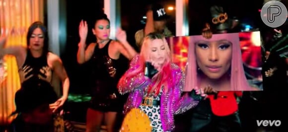 Nicki Minaj também participou do clipe de Madonna, o 'Bitch I'm Madonna'