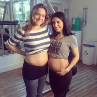 Fernanda Gentil mostra barriga de grávida e compara corpo ao de Bella Falconi