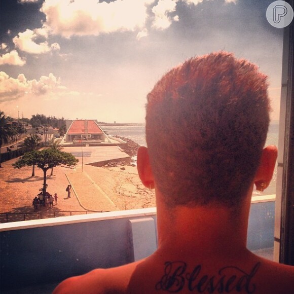 Neymar postou foto na janela do hotel em que a Seleção está concentrada