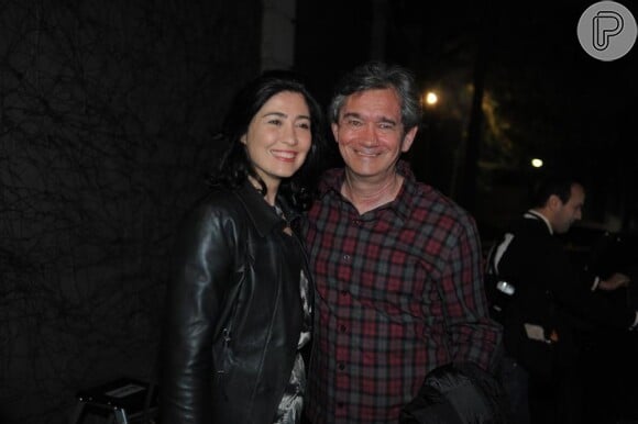 Serginho Groisman e a mulher, Fernanda Molina, estão juntos há 10 anos