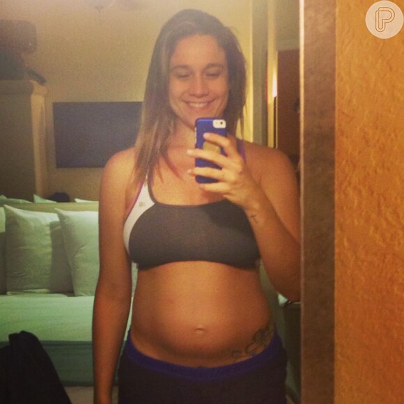 Fernanda Gentil afirmou que sua memória está péssima por causa da gravidez