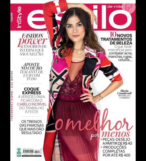 Maria Casadevall é capa da revista 'Estilo' de julho