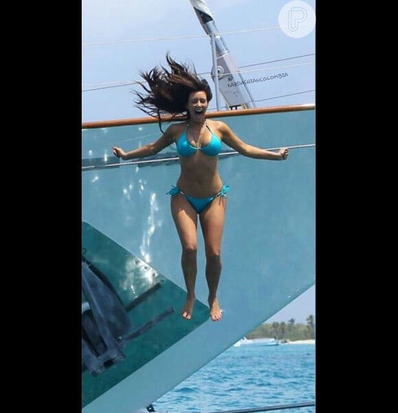 Kim Kardashian mostra boa forma em momento de lazer na República Dominicana