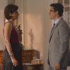 Em 'Sete Vidas', Isabel (Mariana Lima) vai romper o namoro com Luís (Thiago Rodrigues), deixando o advogado arrasado