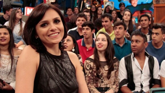 Monica Iozzi, do 'Vídeo Show', se declara ao namorado, Felipe Atra: 'Amo muito'