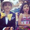 Márcio Garcia publica fotos dos filhos Pedro e Nina caracterizados de caipiras