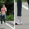 Além dos sapatos relatados pelo fotógrafo, a atriz também tem um tênis para fazer exercícios