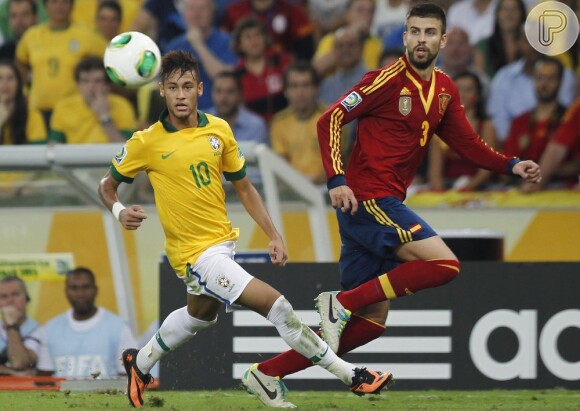 Neymar jogou no final da Copa das Confederações e marcou um dos gols da partida