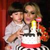 Do relacionamento de Mari Alexandre com Fábio Junior nasceu o quinto filho do cantor, Záion, de 4 anos