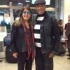 Roberta Miranda aparece ao lado do cantor Jair Rodrigues no aeroporto de Brasília